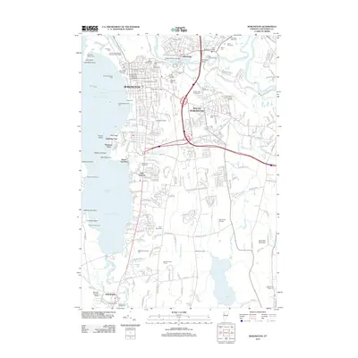 2012 Map of Burlington, 2012 Print