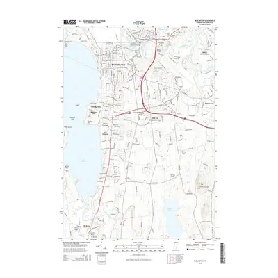 2015 Map of Burlington, 2015 Print