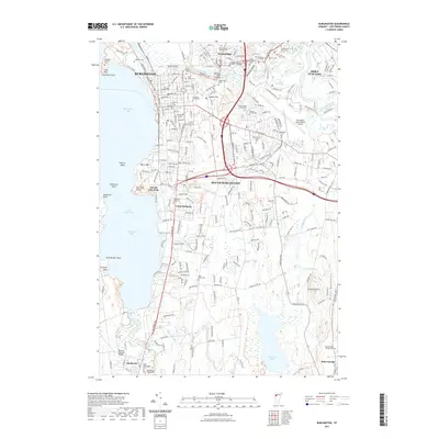 2021 Map of Burlington, 2021 Print