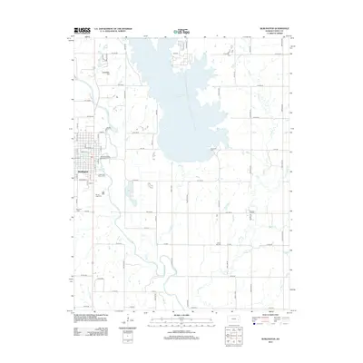 2012 Map of Burlington, 2012 Print