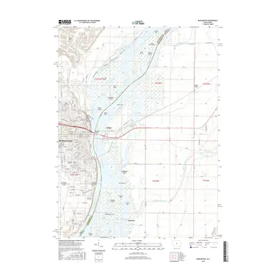 2015 Map of Burlington, 2015 Print
