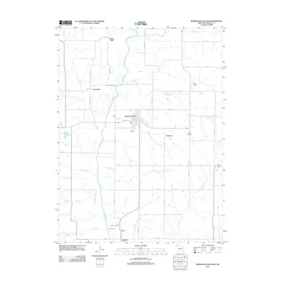 2012 Map of Burlington Junction, 2012 Print