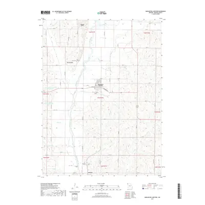 2017 Map of Burlington Junction, 2017 Print
