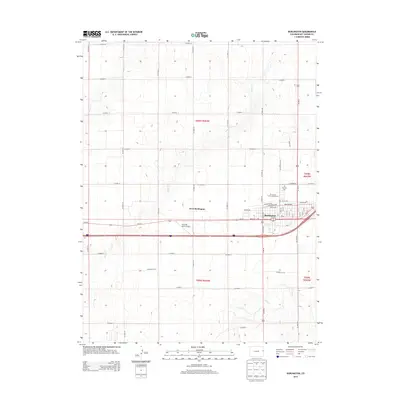 2013 Map of Burlington, 2013 Print