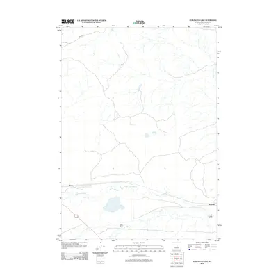 2012 Map of Burlington Lake, 2012 Print
