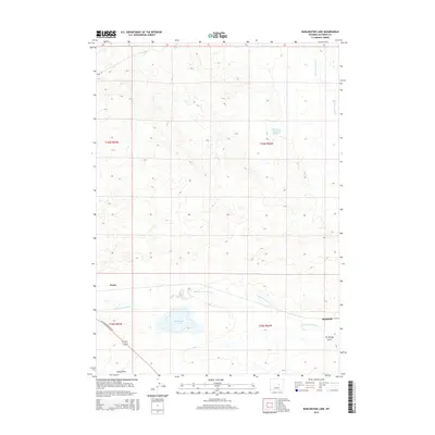 2015 Map of Burlington Lake, 2015 Print