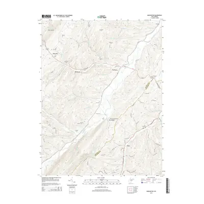 2014 Map of Burlington, 2014 Print