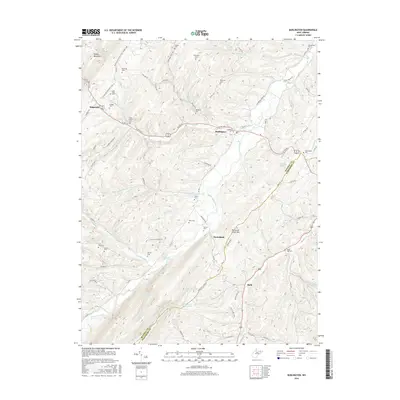 2016 Map of Burlington, 2016 Print
