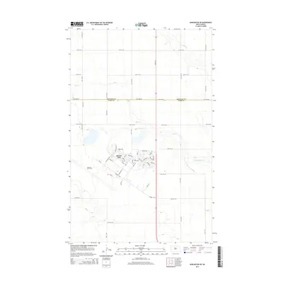 2014 Map of Burlington NE, 2014 Print