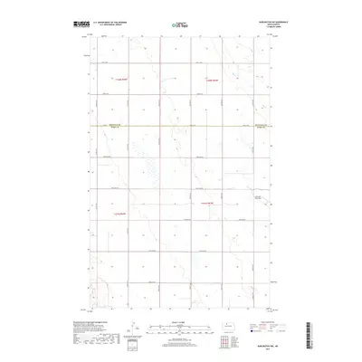 2017 Map of Burlington NW, 2017 Print