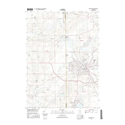 2016 Map of Burlington, 2016 Print