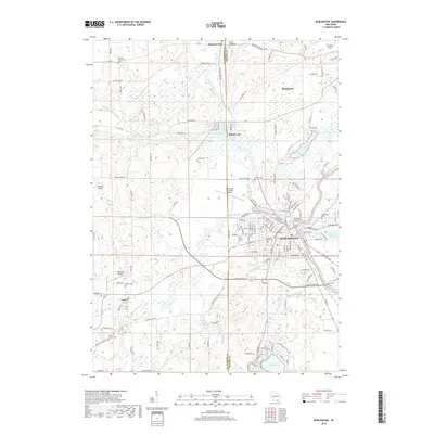 2018 Map of Burlington, 2018 Print
