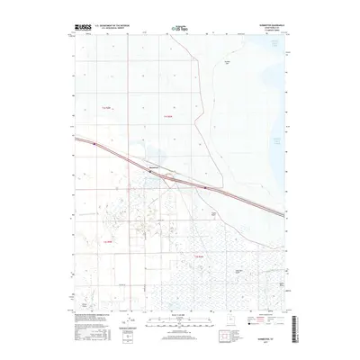 2017 Map of Burmester, 2017 Print