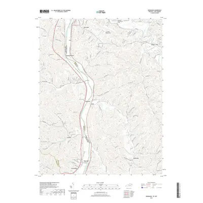 2019 Map of Burnaugh, 2019 Print