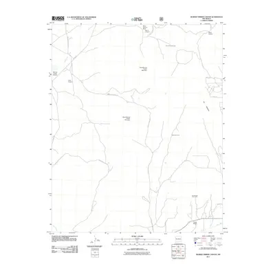 2011 Map of Burned Timber Canyon, 2011 Print