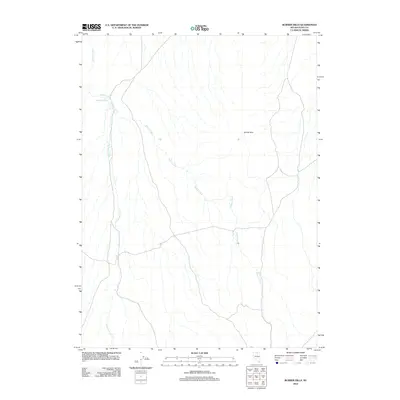 2012 Map of Burner Hills, 2012 Print