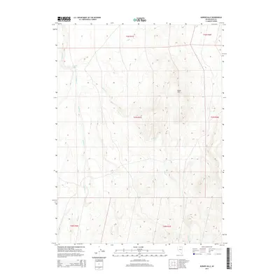 2014 Map of Burner Hills, 2014 Print