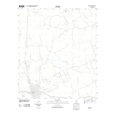 2010 Map of Burnet, 2010 Print