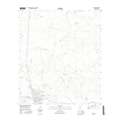 2016 Map of Burnet, 2016 Print