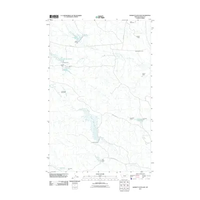 2011 Map of Burnett Flats East, 2011 Print