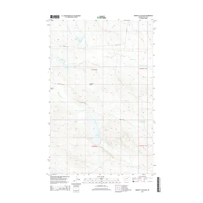 2014 Map of Burnett Flats East, 2014 Print