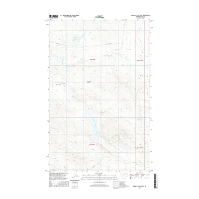 2017 Map of Burnett Flats East, 2017 Print