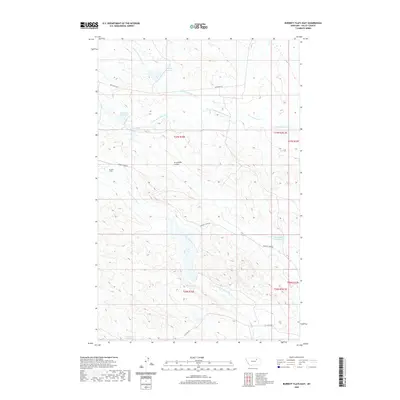 2020 Map of Burnett Flats East, 2020 Print