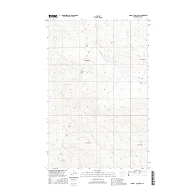 2017 Map of Burnett Flats West, 2017 Print