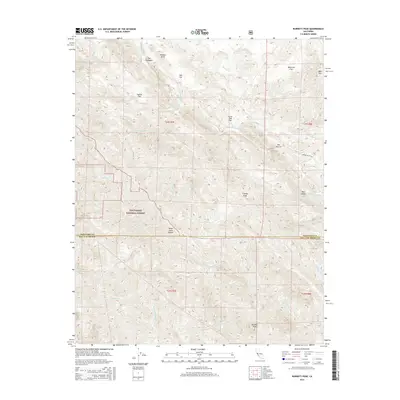 2015 Map of Burnett Peak, 2015 Print