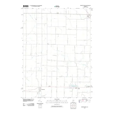 2010 Map of Burnettsville, 2010 Print