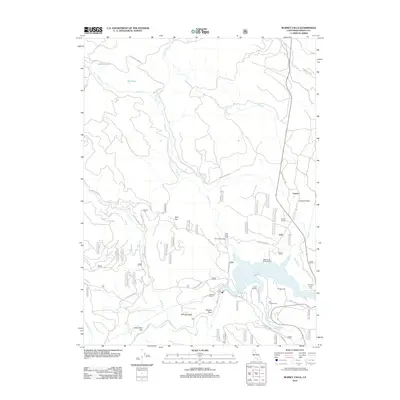 2012 Map of Burney Falls, 2012 Print