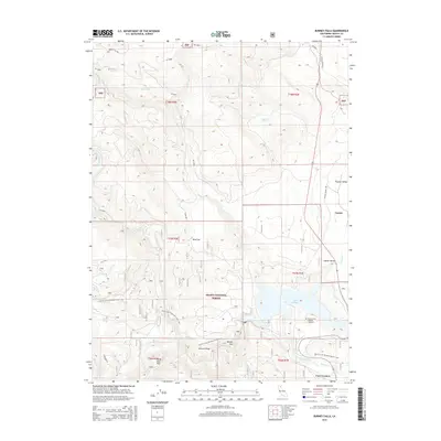 2015 Map of Burney Falls, 2015 Print
