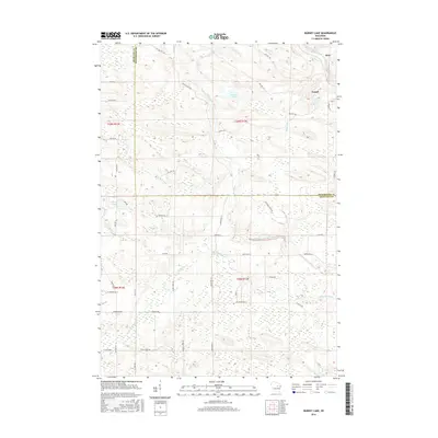 2016 Map of Burney Lake, 2016 Print