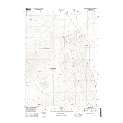 2015 Map of Burney Mountain East, 2015 Print