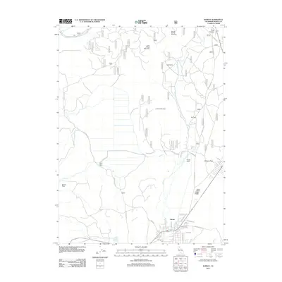 2012 Map of Burney, 2012 Print