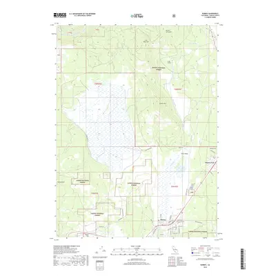 2018 Map of Burney, 2018 Print