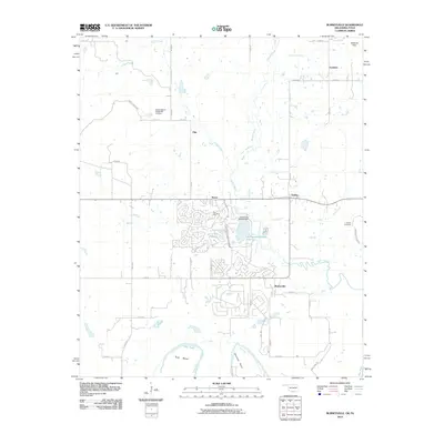 2010 Map of Burneyville, 2010 Print