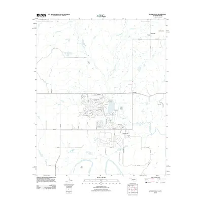 2013 Map of Burneyville, 2013 Print