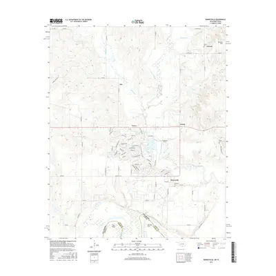 2016 Map of Burneyville, 2016 Print