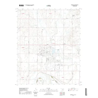 2019 Map of Burneyville, 2019 Print
