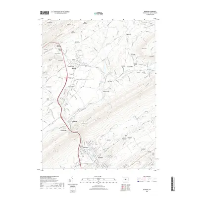 2019 Map of Burnham, 2019 Print