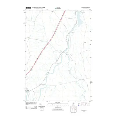 2011 Map of Burnham, 2011 Print