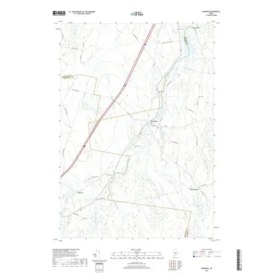 2018 Map of Burnham, 2018 Print
