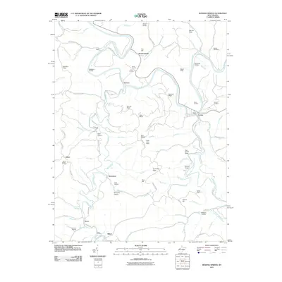 2011 Map of Burning Springs, 2011 Print