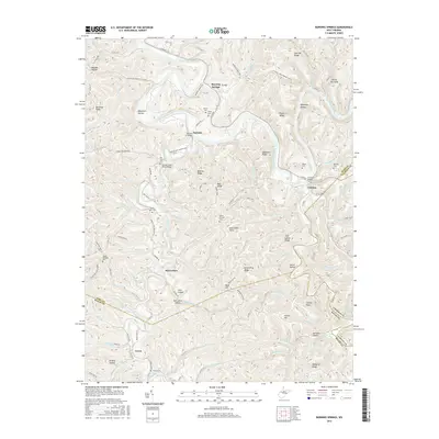 2016 Map of Burning Springs, 2016 Print