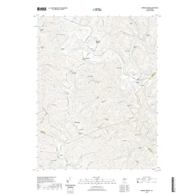 2019 Map of Burning Springs, 2019 Print