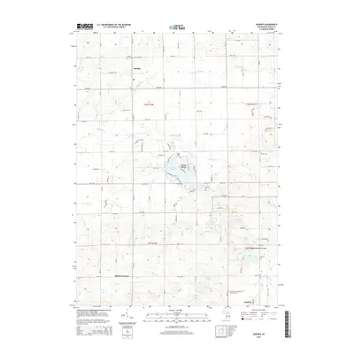 2014 Map of Burnips, 2014 Print