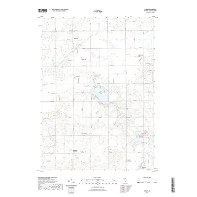 2019 Map of Burnips, 2019 Print