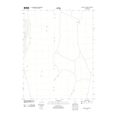 2010 Map of Burnout Canyon, 2010 Print
