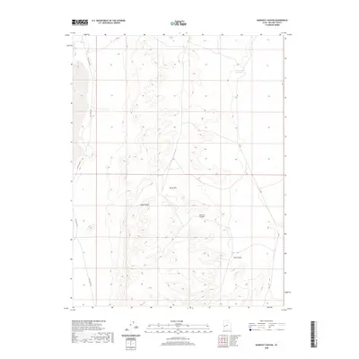 2020 Map of Burnout Canyon, 2020 Print